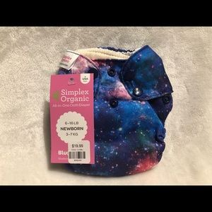 Blueberry Newborn Organic Simplex AIO Diaper